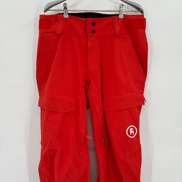 Backcountry Women's Last Chair Stretch Shell Ski Pants size L Large Cayenne Red - Picture 2 of 8